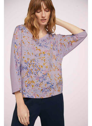T-shirt violet TOM TAILOR pour femme