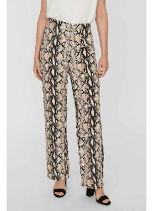 Pantalon droit beige VERO MODA femme