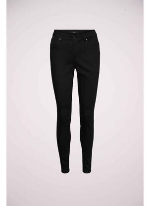 Pantalon slim noir VERO MODA femme