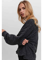 Gilet manches longues noir VERO MODA pour femme seconde vue