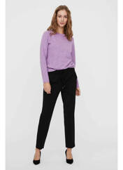 Pantalon droit noir VERO MODA pour femme seconde vue