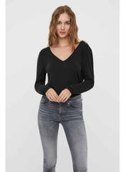 T-shirt noir VERO MODA pour femme seconde vue