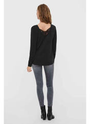 T-shirt noir VERO MODA pour femme seconde vue