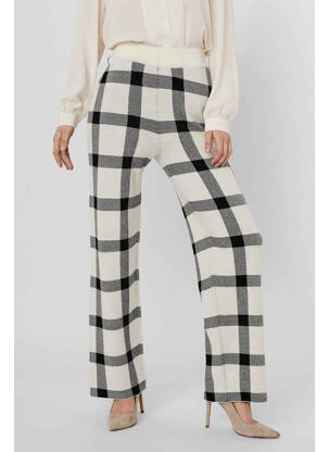 Pantalon flare beige VERO MODA pour femme