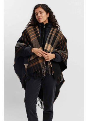 Poncho noir VERO MODA pour femme