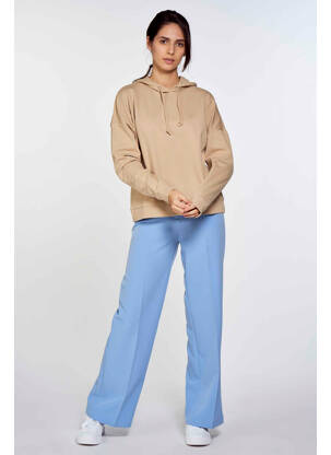 Sweat-shirt à capuche beige VERO MODA femme