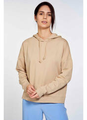 Sweat-shirt à capuche beige VERO MODA pour femme seconde vue