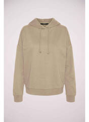Sweat-shirt à capuche beige VERO MODA pour femme seconde vue