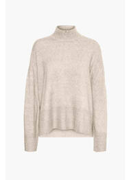 Pull col roulé beige VERO MODA femme
