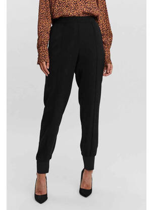 Pantalon slim noir VERO MODA pour femme