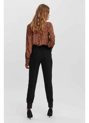 Pantalon slim noir VERO MODA femme