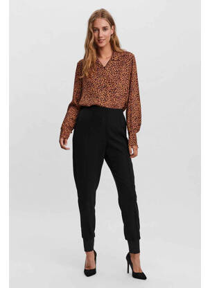 Pantalon slim noir VERO MODA femme