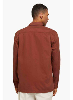 Chemise manches longues orange TOM TAILOR homme