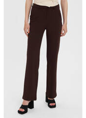 Pantalon chino marron VERO MODA pour femme seconde vue