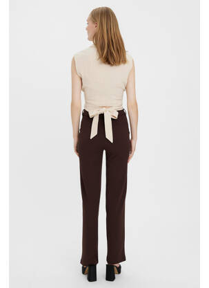 Pantalon chino marron VERO MODA femme