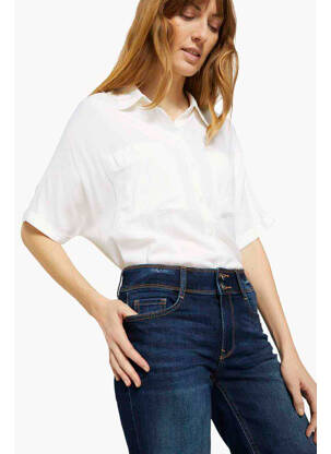 Bermuda bleu TOM TAILOR femme