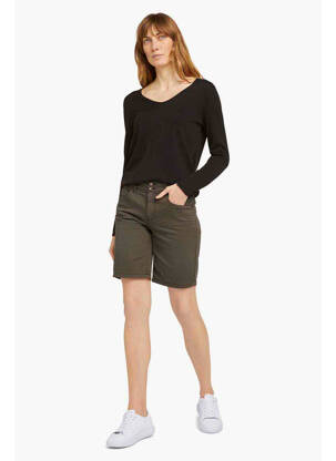 Bermuda vert TOM TAILOR femme