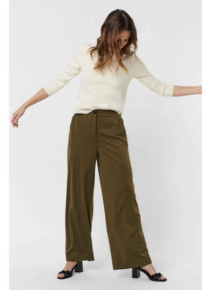 Pantalon flare vert VERO MODA femme