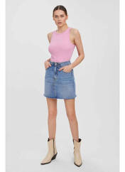 Jupe courte bleu VERO MODA pour femme seconde vue