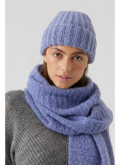 Bonnet violet VERO MODA pour femme seconde vue