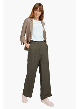 Pantalon flare vert TOM TAILOR femme