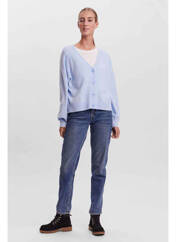 Gilet manches longues bleu VERO MODA pour femme seconde vue
