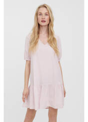 Robe courte rose VERO MODA pour femme seconde vue