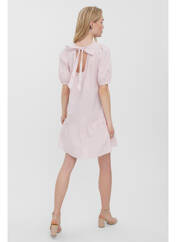 Robe courte rose VERO MODA pour femme seconde vue