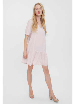 Robe courte rose VERO MODA femme