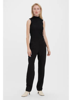 Pantalon chino noir VERO MODA femme