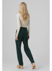 Pantalon droit vert VERO MODA pour femme seconde vue