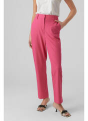 Pantalon chino rose VERO MODA pour femme seconde vue