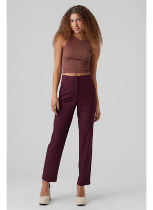 Pantalon chino rouge VERO MODA femme