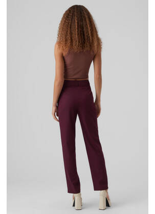Pantalon chino rouge VERO MODA femme