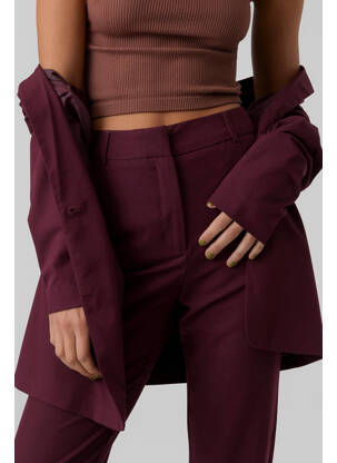 Pantalon chino rouge VERO MODA femme