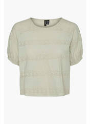 T-shirt vert VERO MODA pour femme seconde vue