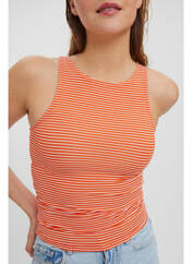 Débardeur orange VERO MODA pour femme seconde vue