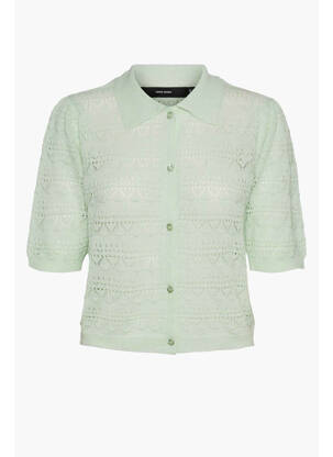 Gilet manches courtes vert VERO MODA femme