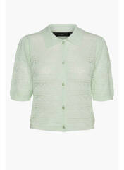 Gilet manches courtes vert VERO MODA pour femme seconde vue