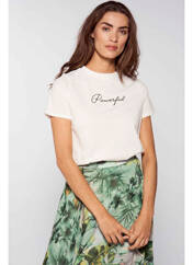 T-shirt blanc VERO MODA pour femme seconde vue