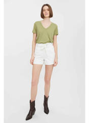 Short blanc VERO MODA pour femme seconde vue
