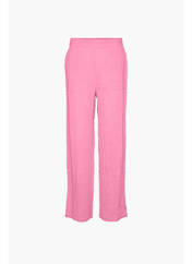 Pantalon droit rose VERO MODA pour femme seconde vue