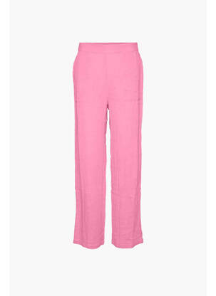 Pantalon droit rose VERO MODA pour femme