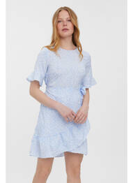 Robe courte bleu VERO MODA femme