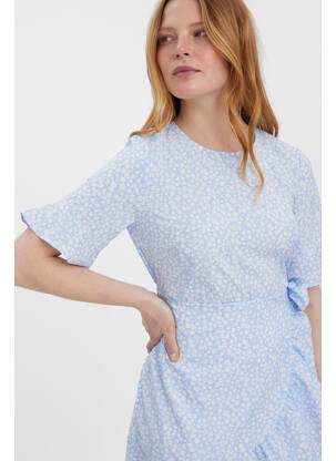 Robe courte bleu VERO MODA femme