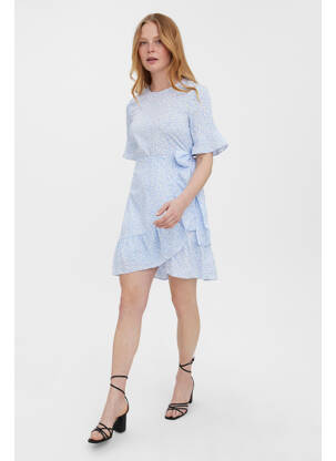 Robe courte bleu VERO MODA femme