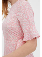 Robe courte rose VERO MODA pour femme seconde vue