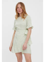 Robe courte vert VERO MODA pour femme seconde vue