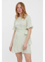 Robe courte vert VERO MODA femme