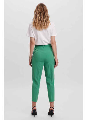 Pantalon slim vert VERO MODA femme